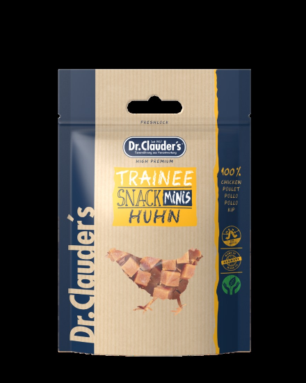 Dr. Clauder's Mini Trainee Snack - Премиум лакомство за кучета от малки породи с пилешко, 50 гр